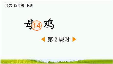 《母鸡》PPT免费课件(第2课时)