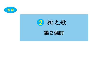《树之歌》PPT教学课件(第2课时)