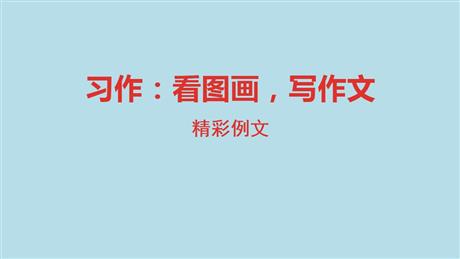 《看图画，写作文》PPT课件(第1课时)