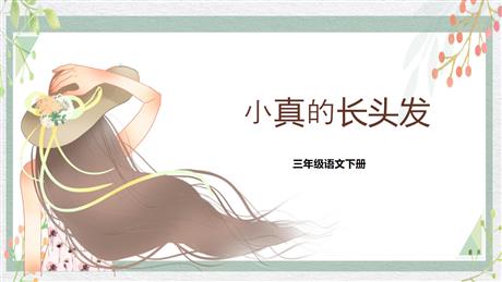 《小真的长头发》PPT精品课件下载