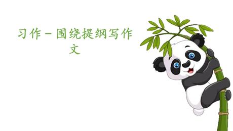 《围绕提纲写作文》PPT下载