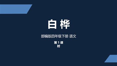 《白桦》PPT教学课件(第1课时)