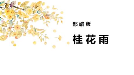 《桂花雨》PPT优质教学课件