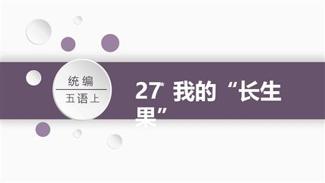 《我的“长生果”》PPT课文课件