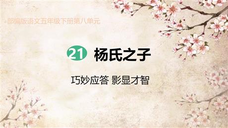 《杨氏之子》PPT精品课件下载