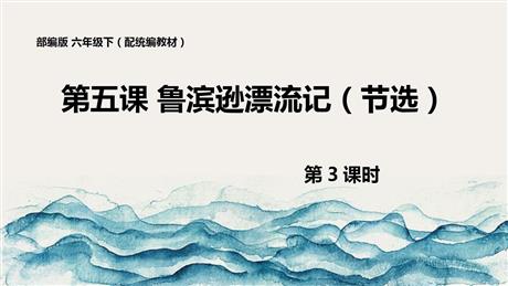 《鲁滨逊漂流记》PPT教学课件(第3课时)