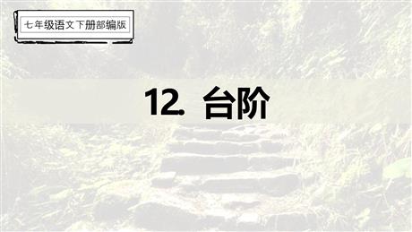《台阶》PPT教学课件下载