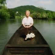 乘船而去
